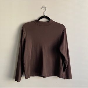 Mock Neck Long Sleeve
